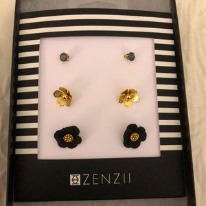 Flower Stud Earring Set